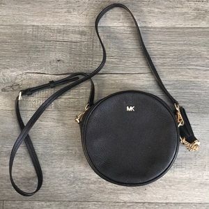 Michael Kors Round Circle Canteen Crossbody Purse